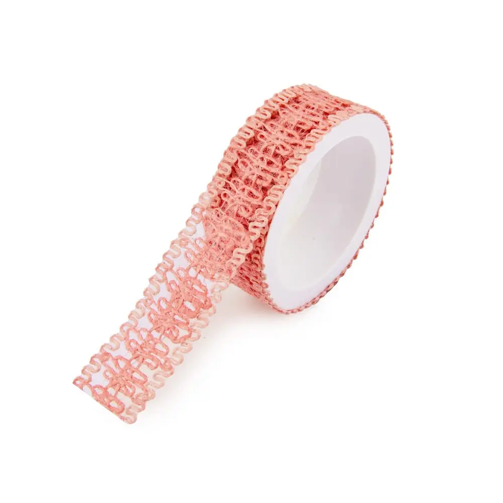 Dárková stuha režná růžová 30mm/2m - 5 ks - 5 ks