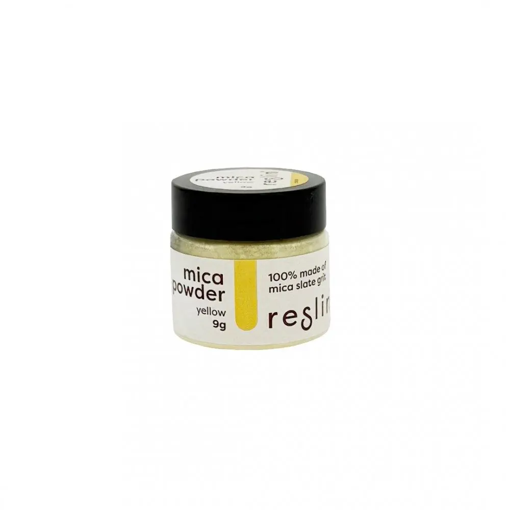 Reslin® Reslin perleťový mica prášek do ekologické pryskyřice 9 g žlutý -