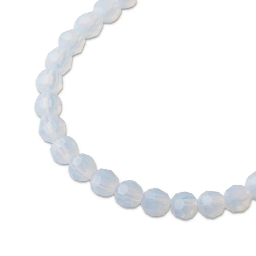Preciosa MC perle kulatá 4 mm White Opal - 15 ks
