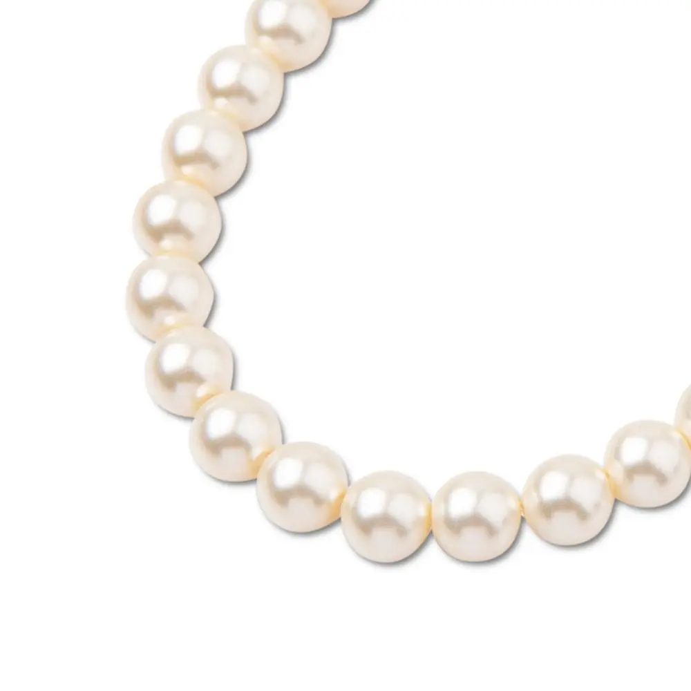 Preciosa kulatá perla MAXIMA 6 mm Pearl Effect Light Creamrose - 20 ks