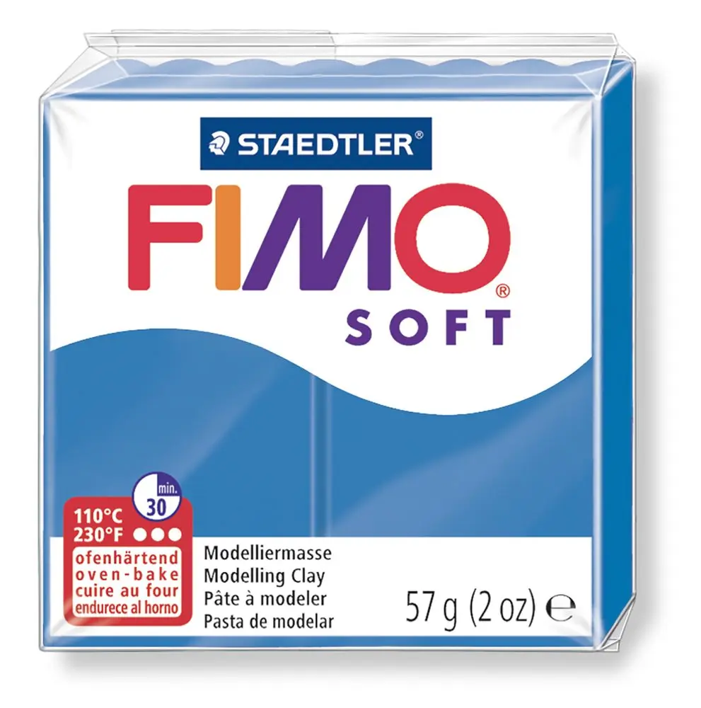Staedtler FIMO Soft 57g (8020-37) pacific modrá - 3 ks