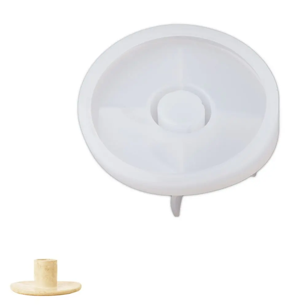 Manumi Silikonová forma na stojan pro 1 svíčku ⌀85x40mm -