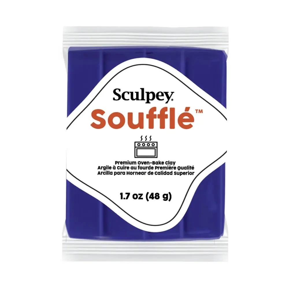 Sculpey Soufflé Midnight Mulberry tmavě fialová - 1 ks
