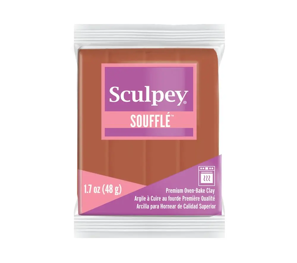 Sculpey SOUFFLÉ Cinnamon skořicová - 5 ks - 5 ks