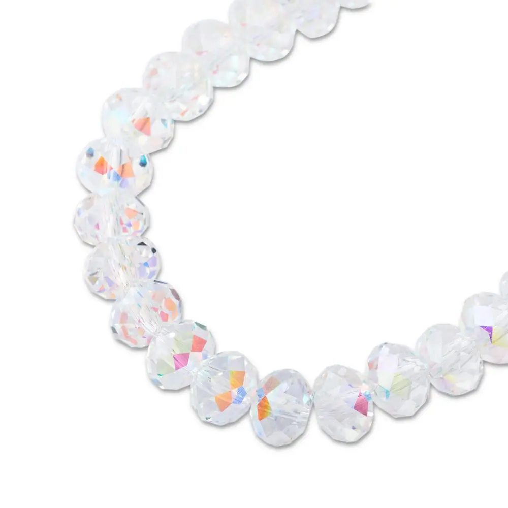 Preciosa MC perle Bellatrix 4x6 mm Crystal AB - 6 ks