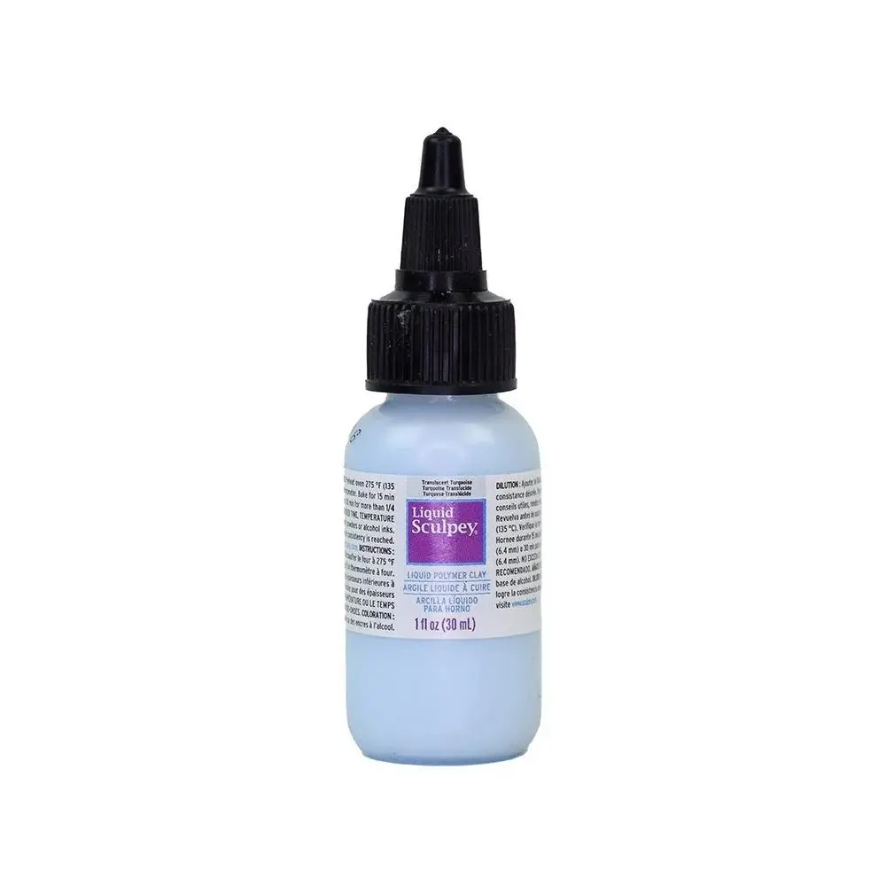 Sculpey tekutá polymerová hmota 30ml Translucent Turquoise průhledná tyrkysová -