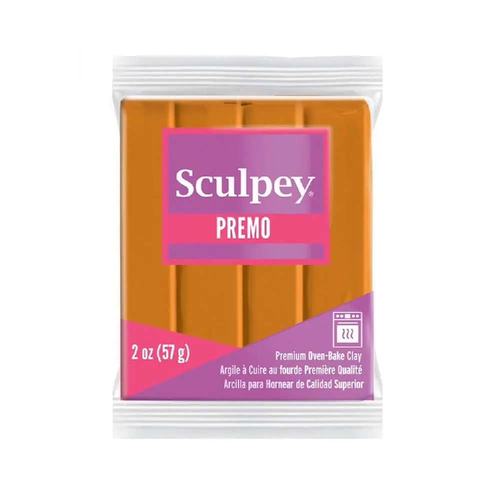 Sculpey PREMO Burnt Orange tmavá oranžová - 1 ks