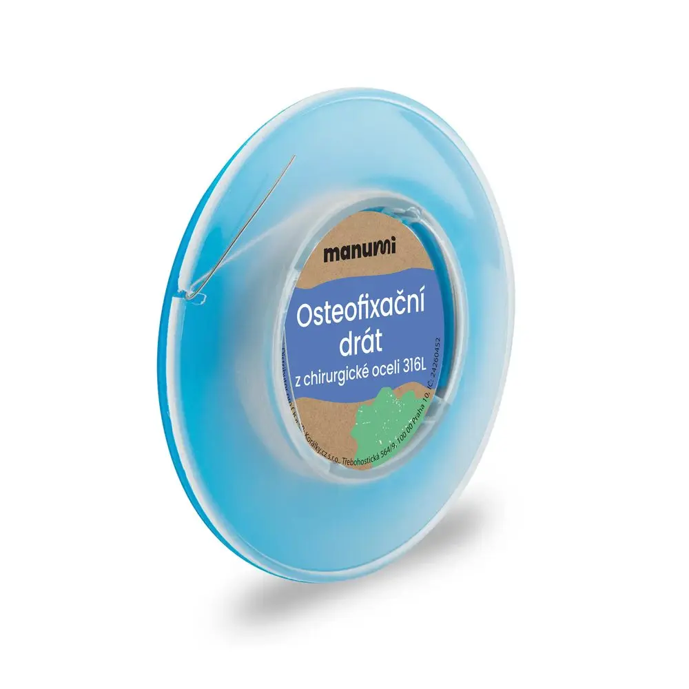 Manumi Osteofixační drát z chirurgické oceli 316L měkký 0,6 mm/5m - 1 ks