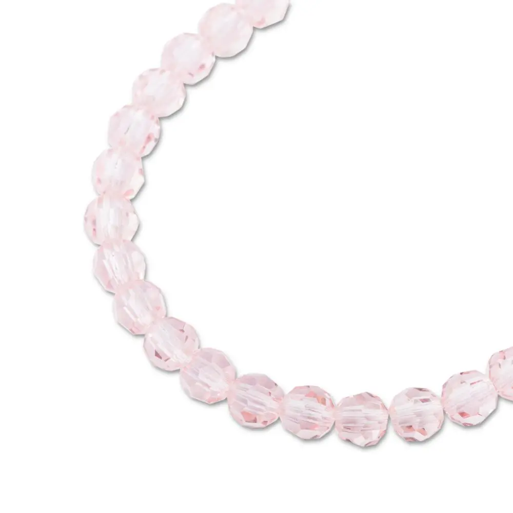 Preciosa MC perle kulatá 4 mm Light Rose - 15 ks