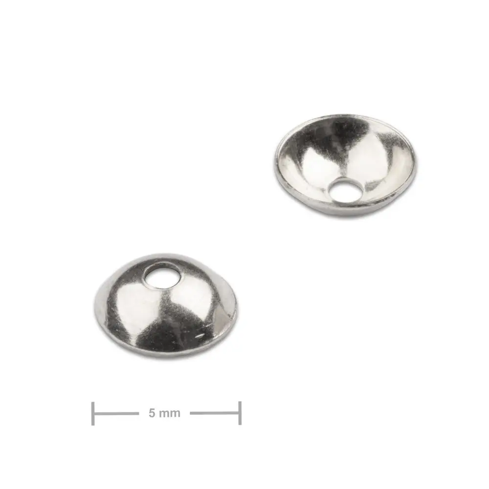 Kaplík z chirurgické oceli 5 mm - 12 ks