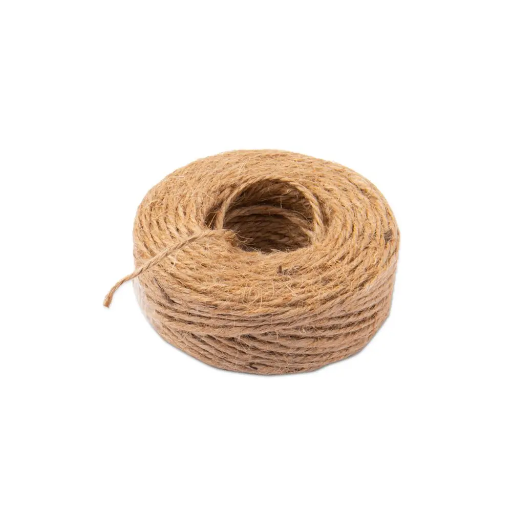 Jutový provázek stáčený 3 mm přírodní - 5 ks