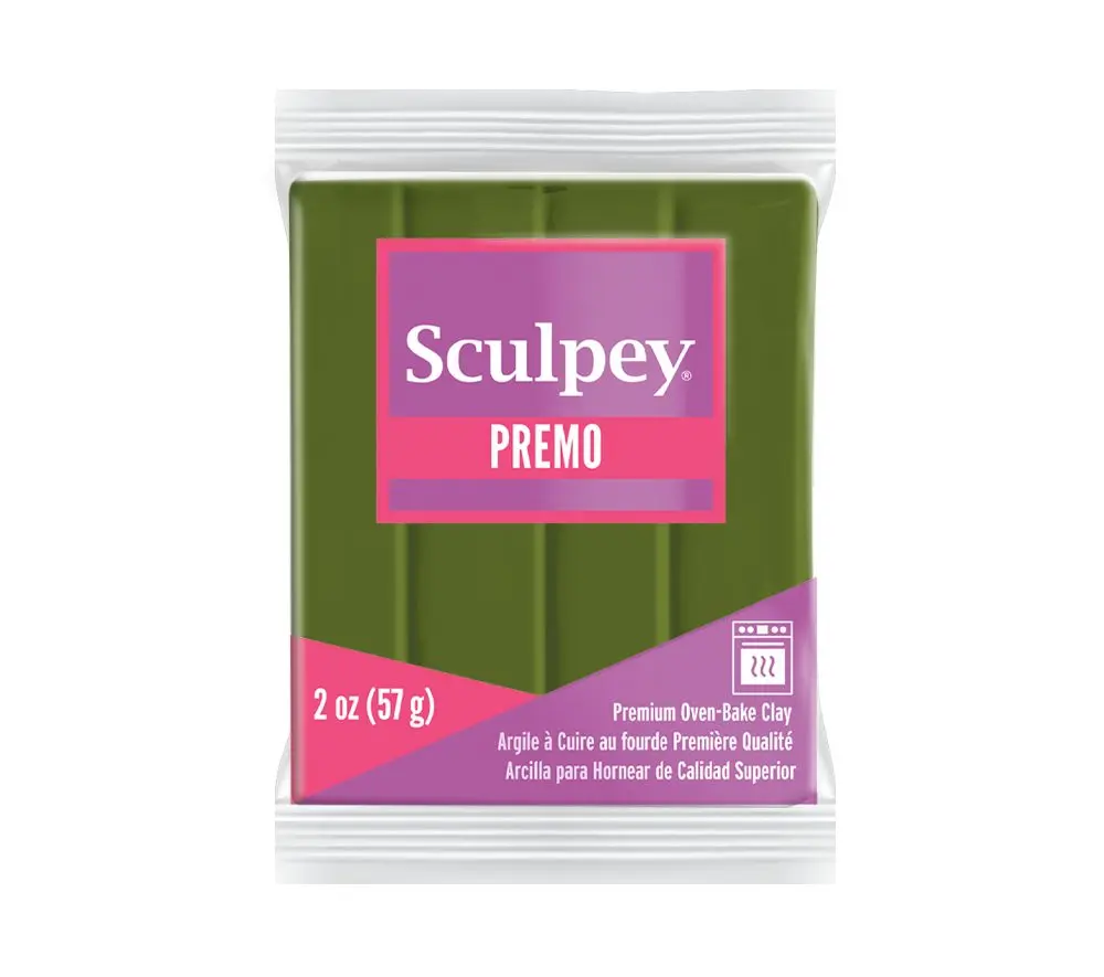 Sculpey PREMO Spanish Olive olivová - 5 ks - 5 ks
