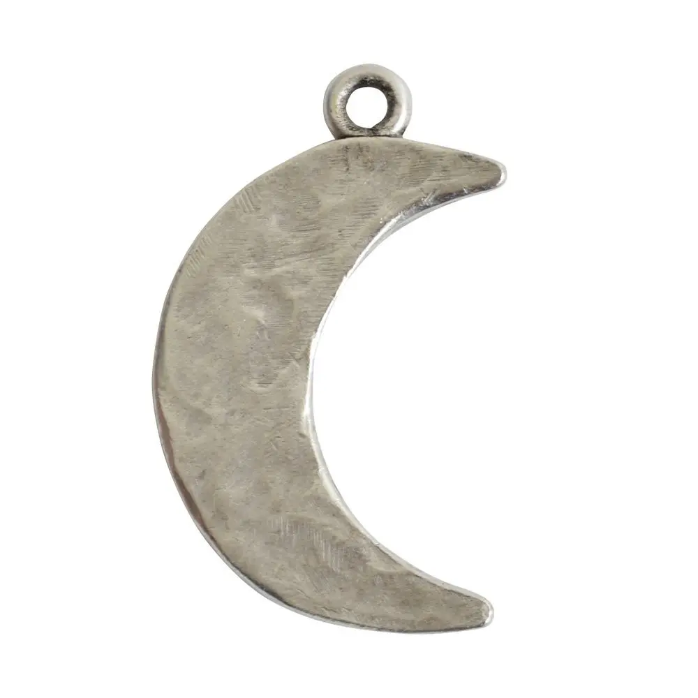 Nunn Design přívěsek organický půlměsíc 29x19 mm postříbřený - 1 ks