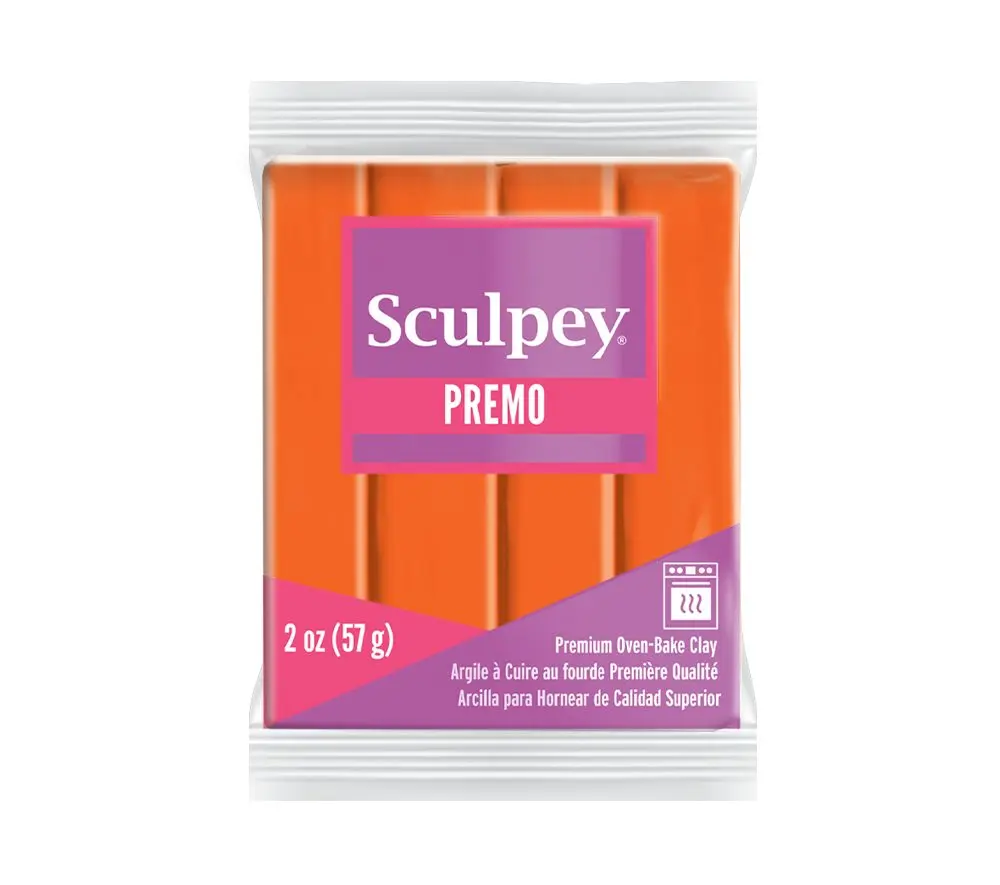 Sculpey PREMO Orange oranžová - 1 ks