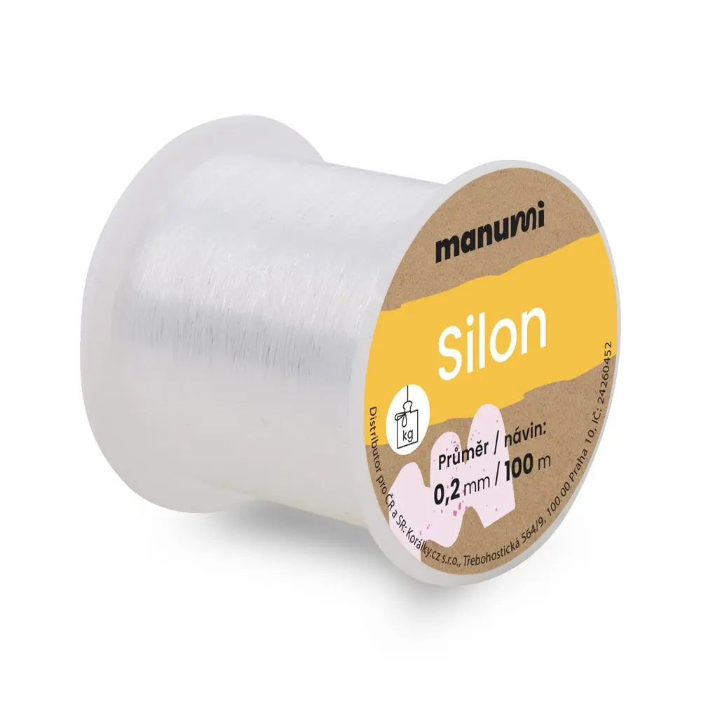 Manumi Vlasec na korálky 0,2 mm/100m - 1 ks