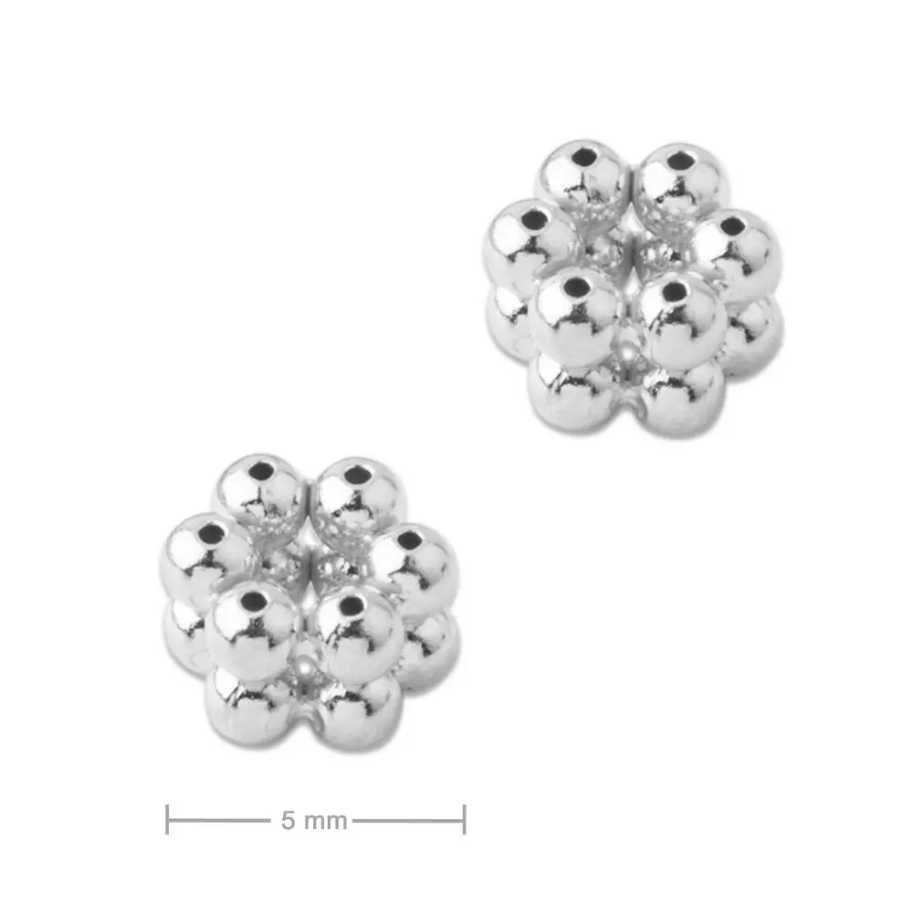 Stříbrný distanční kroužek 5 x 3,5 mm -