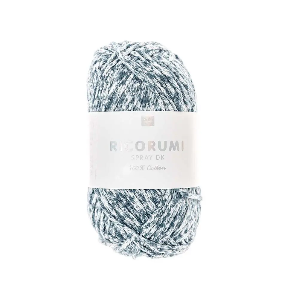 Rico Design Háčkovací příze Ricorumi Spray odstín 005 petrolejová -