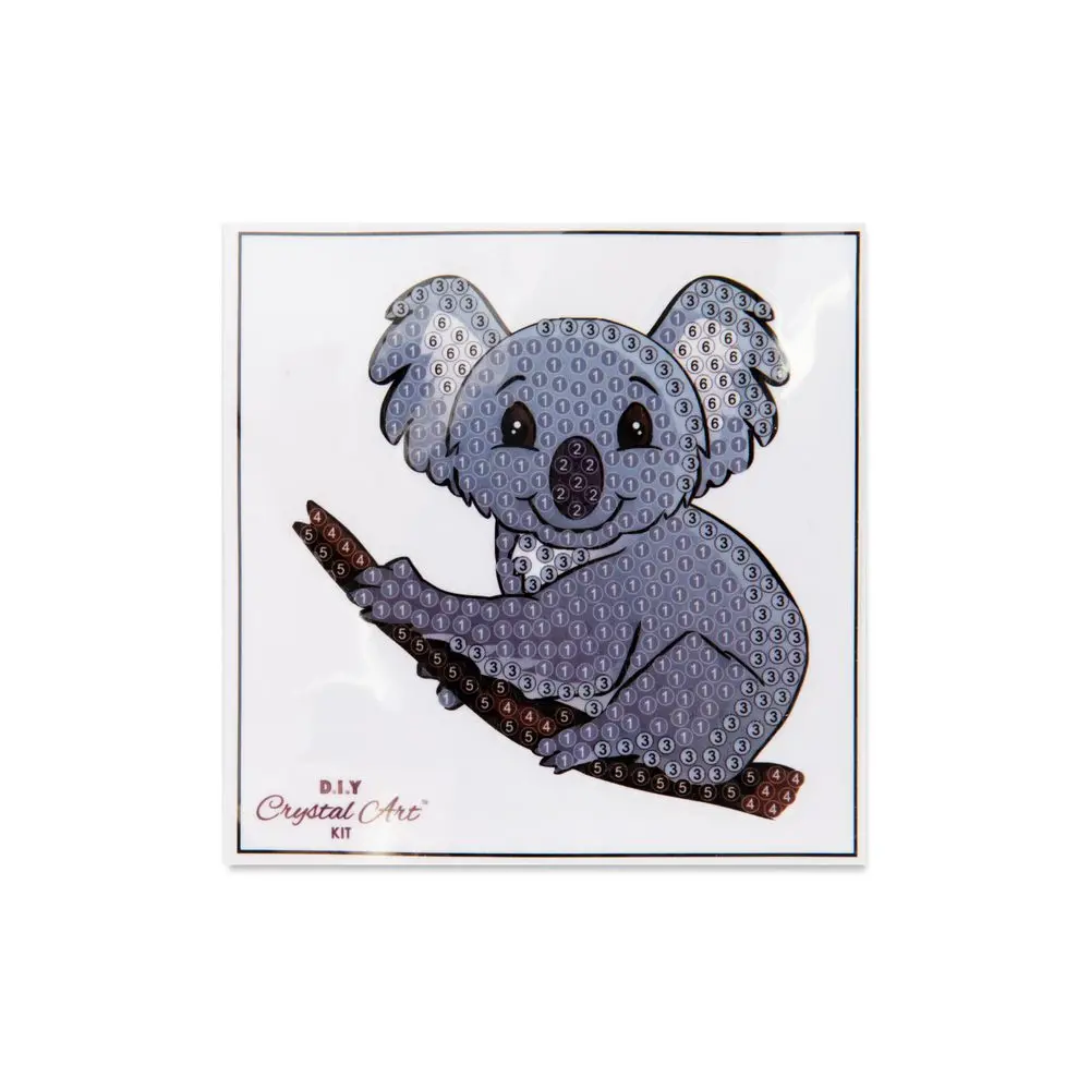 Diamantové malování samolepka koala - 3 ks