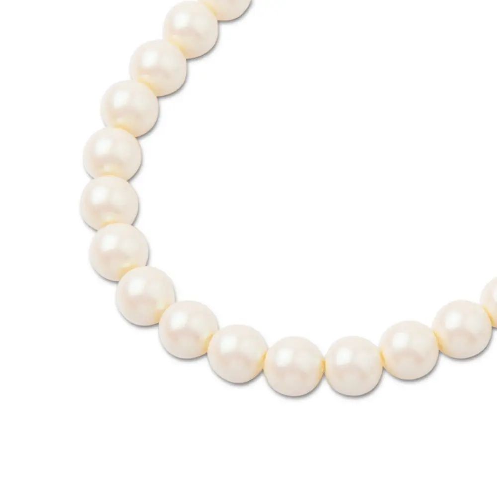Preciosa kulatá perla MAXIMA 4 mm Pearlescent Cream - 30 ks
