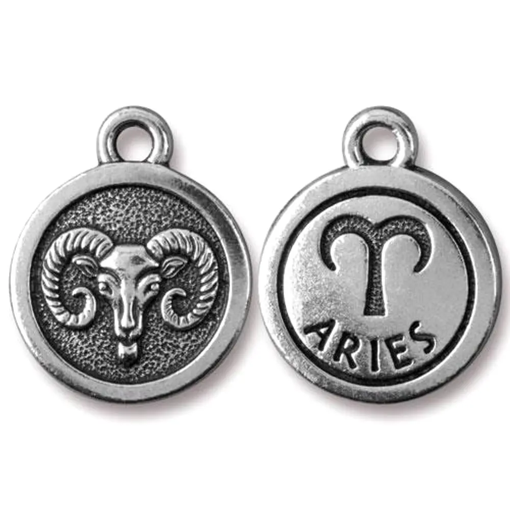 TierraCast přívěsek Aries Skopec starostříbrný - 1 ks