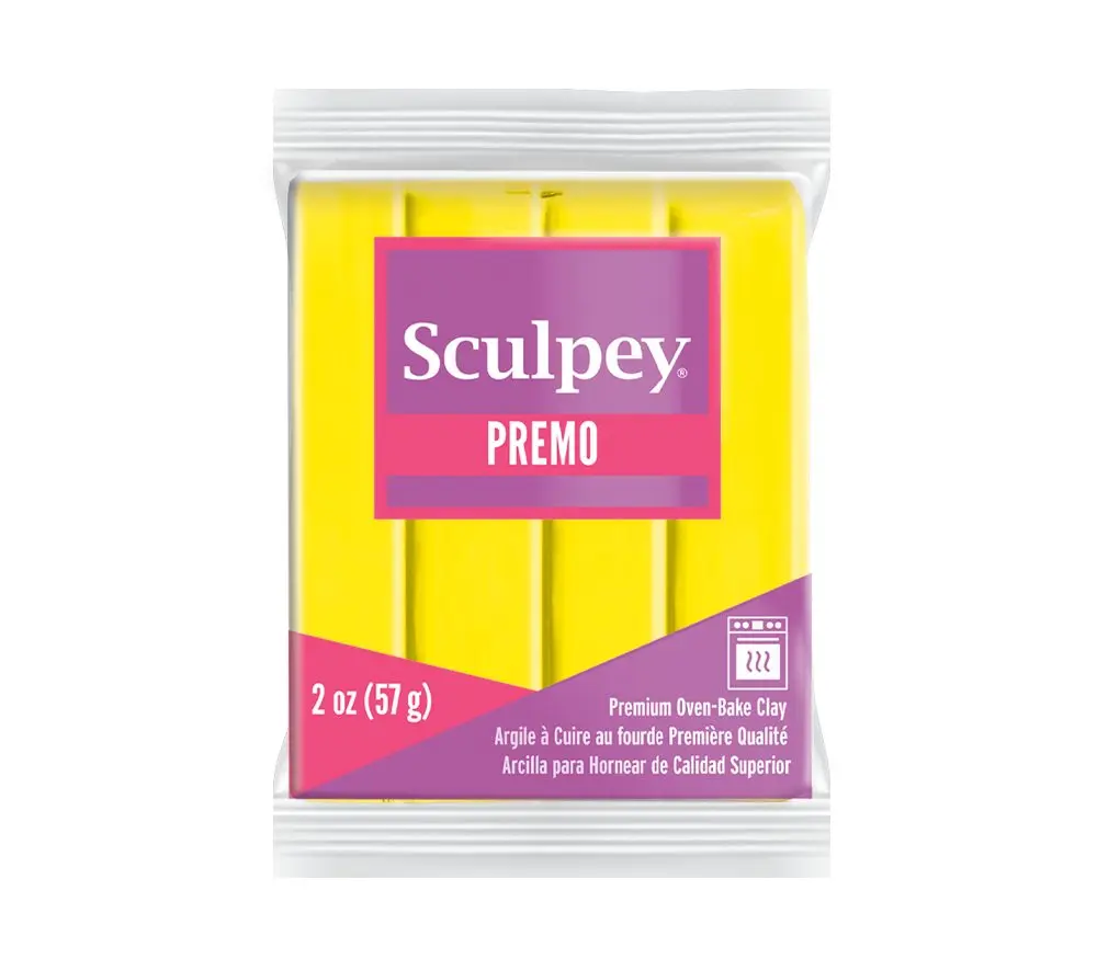 Sculpey PREMO Zinc Yellow Hue zinková žlutá - 1 ks