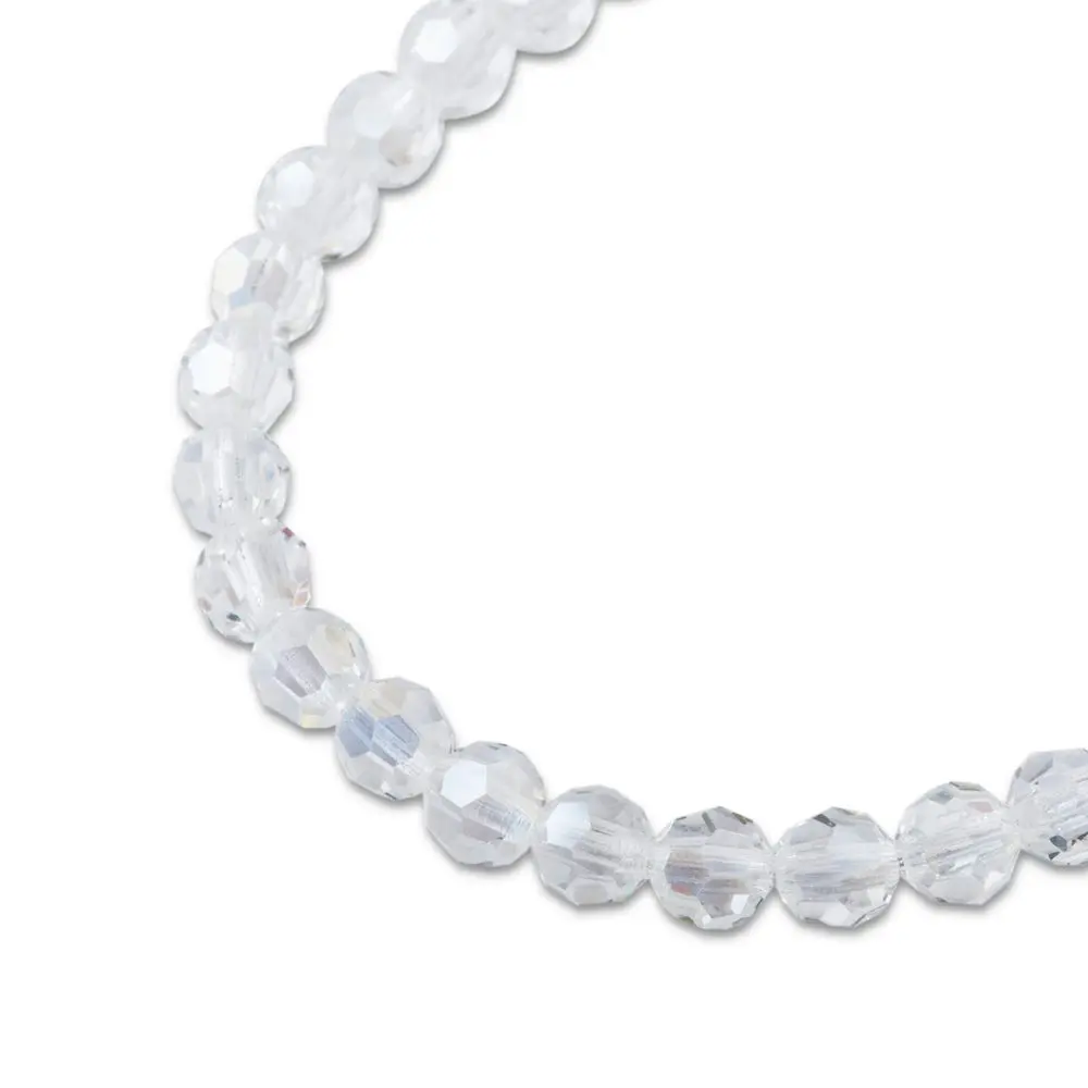 Preciosa MC perle kulatá 4 mm Crystal Argent Flare - 45 ks