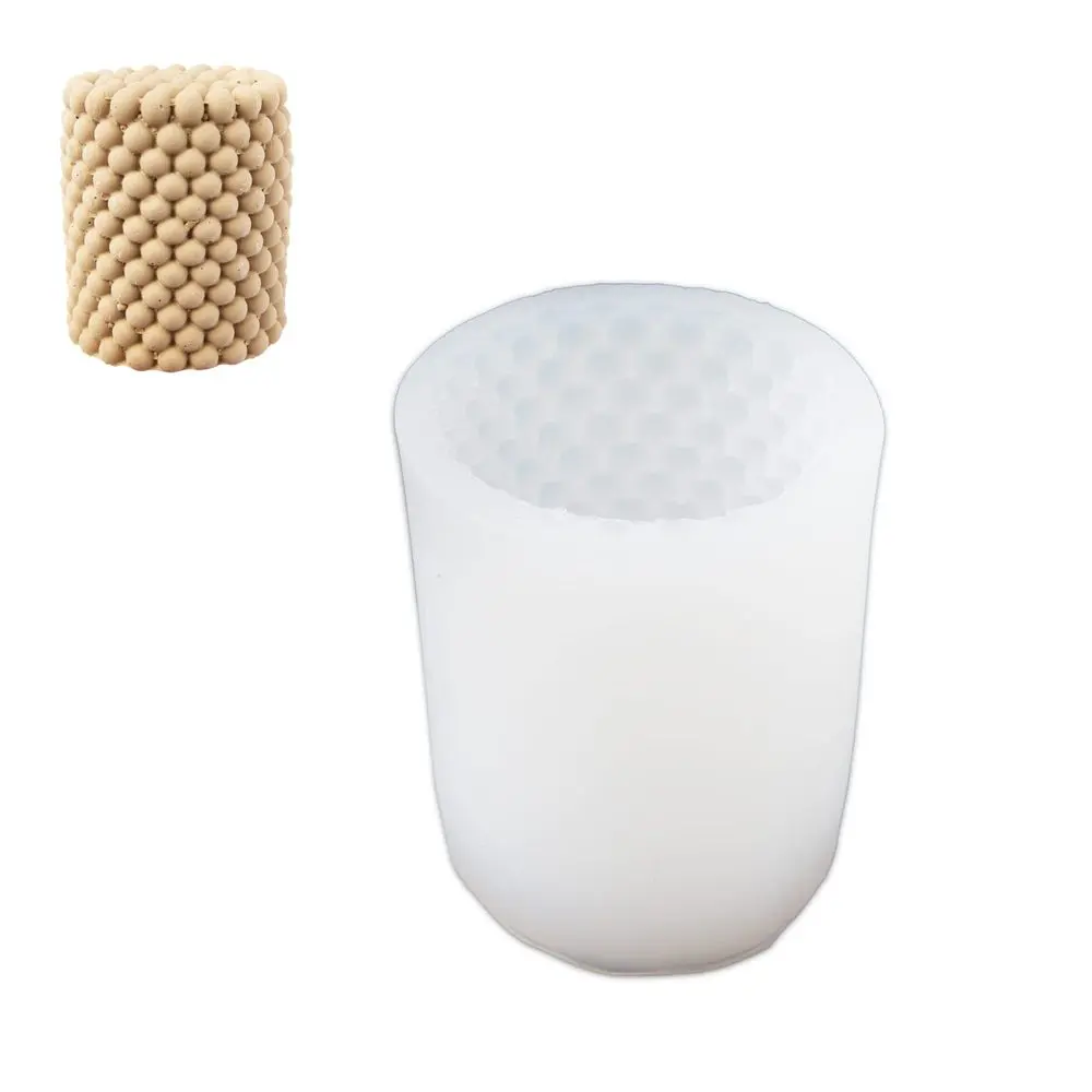 Manumi Silikonová forma na odlévání kreativní hmoty kuličkový válec 72x65mm -