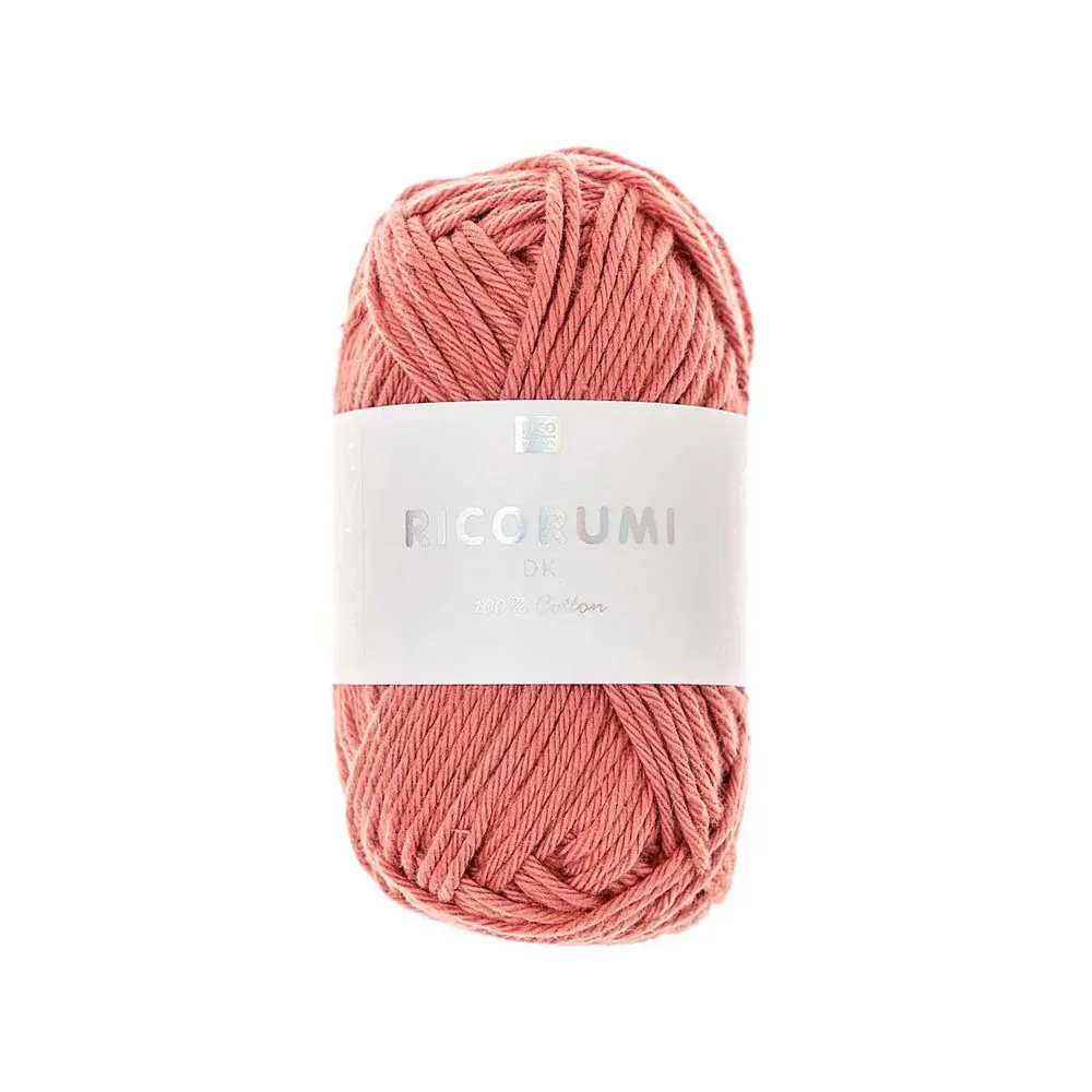 Rico Design Bavlněná háčkovací příze Ricorumi dk odstín 069 terracotta - 1 ks
