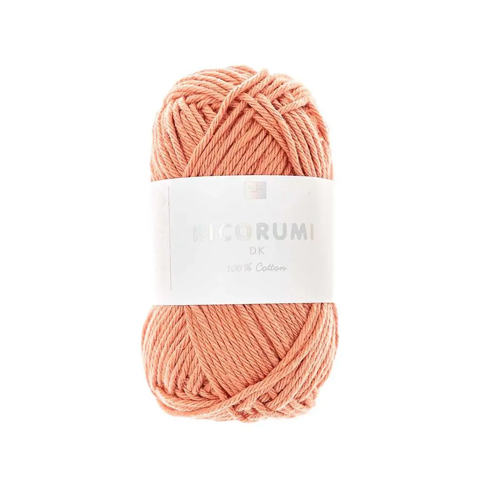 Rico Design Bavlněná háčkovací příze Ricorumi dk odstín 068 papaya - 1 ks