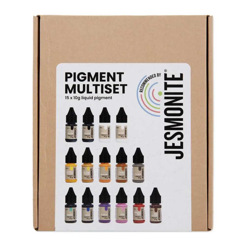 JESMONITE pigment sada barev 15 x 10 g -