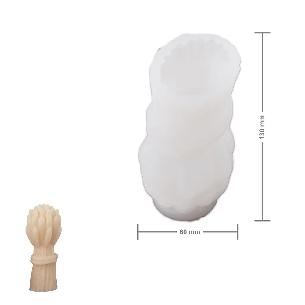 Manumi silikonová forma na odlévání kreativní hmoty 60 x 130 mm ve tvaru kytice levandule -