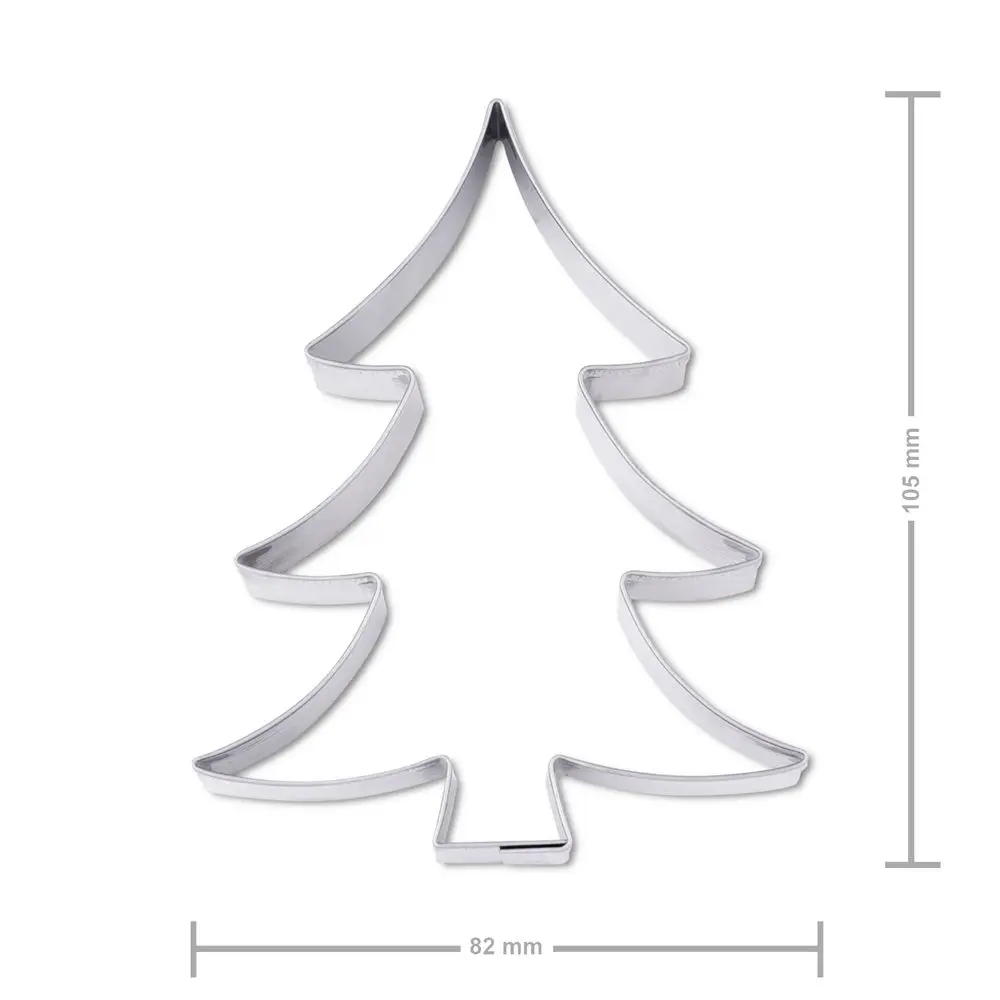 Vykrajovátko stromek velký 82×105mm - 1 ks