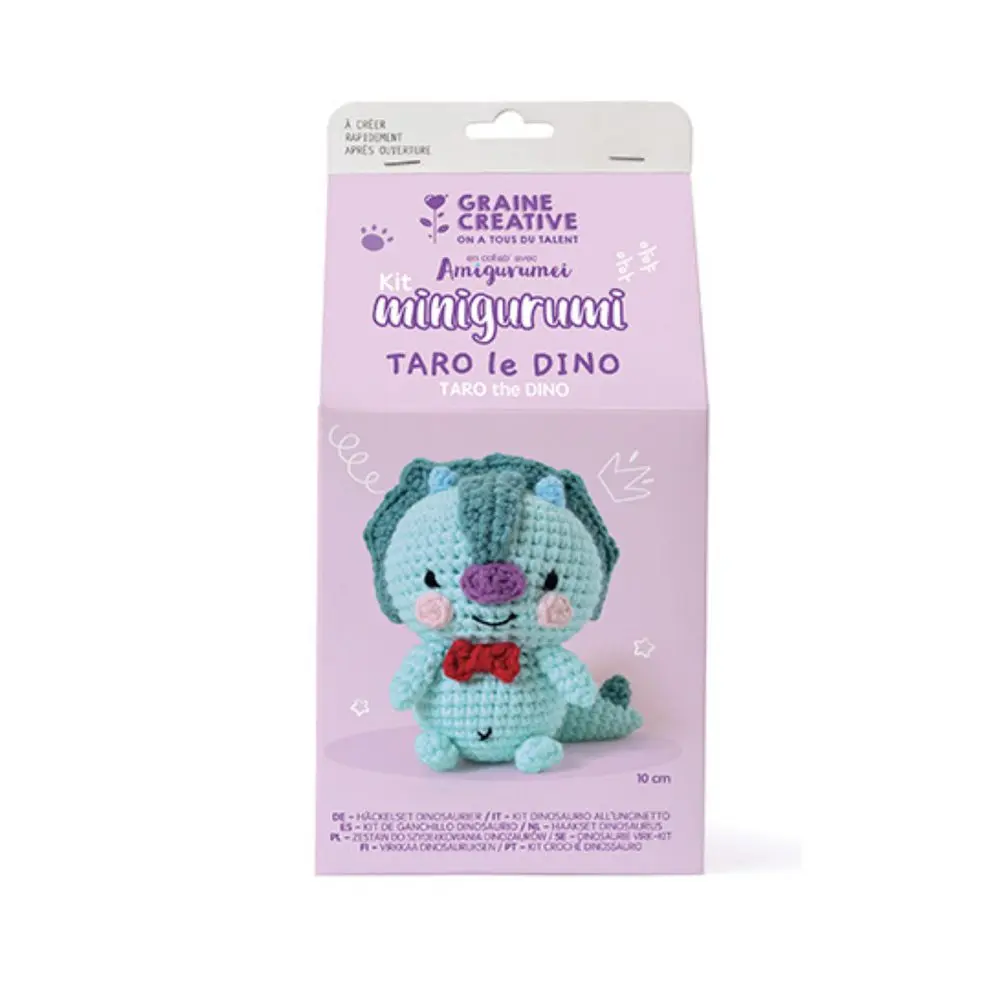 Graine Creative Háčkovací sada dinosaurus - 3 ks