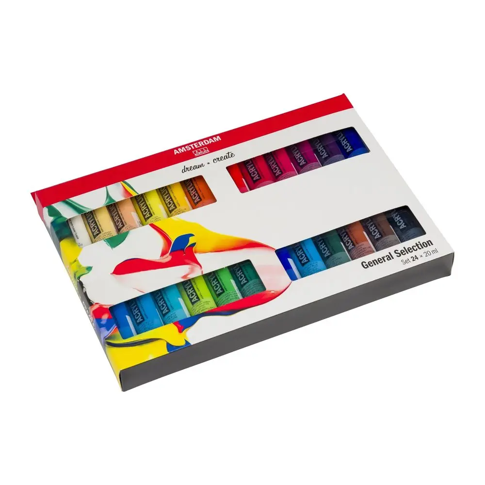 Royal Talens Amsterdam sada akrylových barev 24 x 20 ml - 1 sada