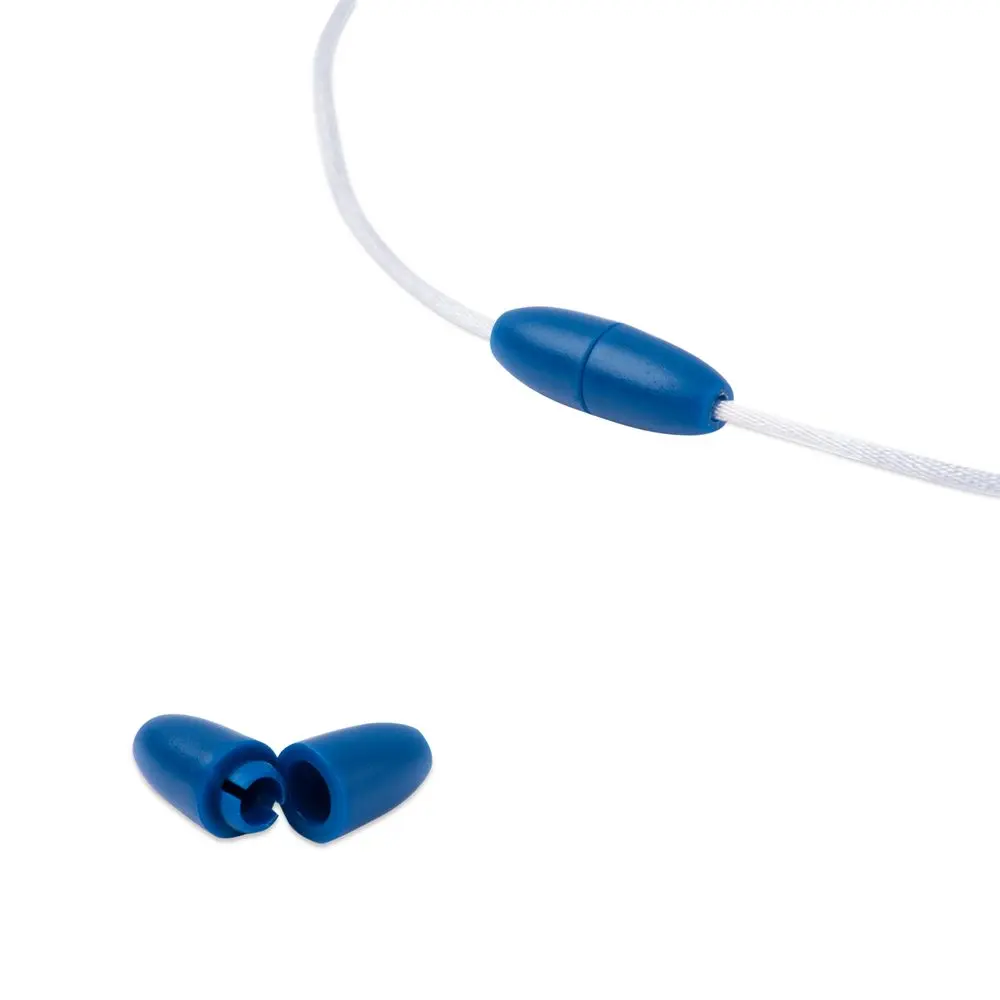 Plastové mechanické zapínání 24x9 mm Deep Blue - 3 ks