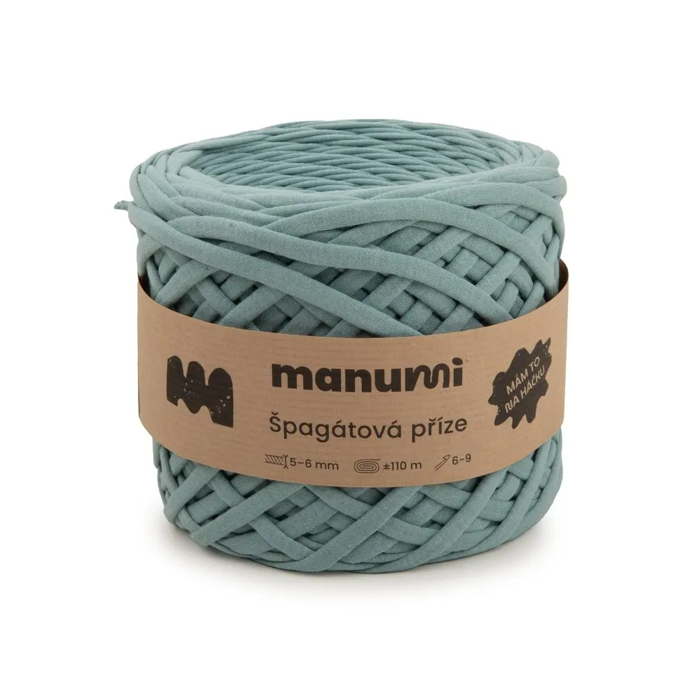 Manumi špagátová příze mátová - 3 ks