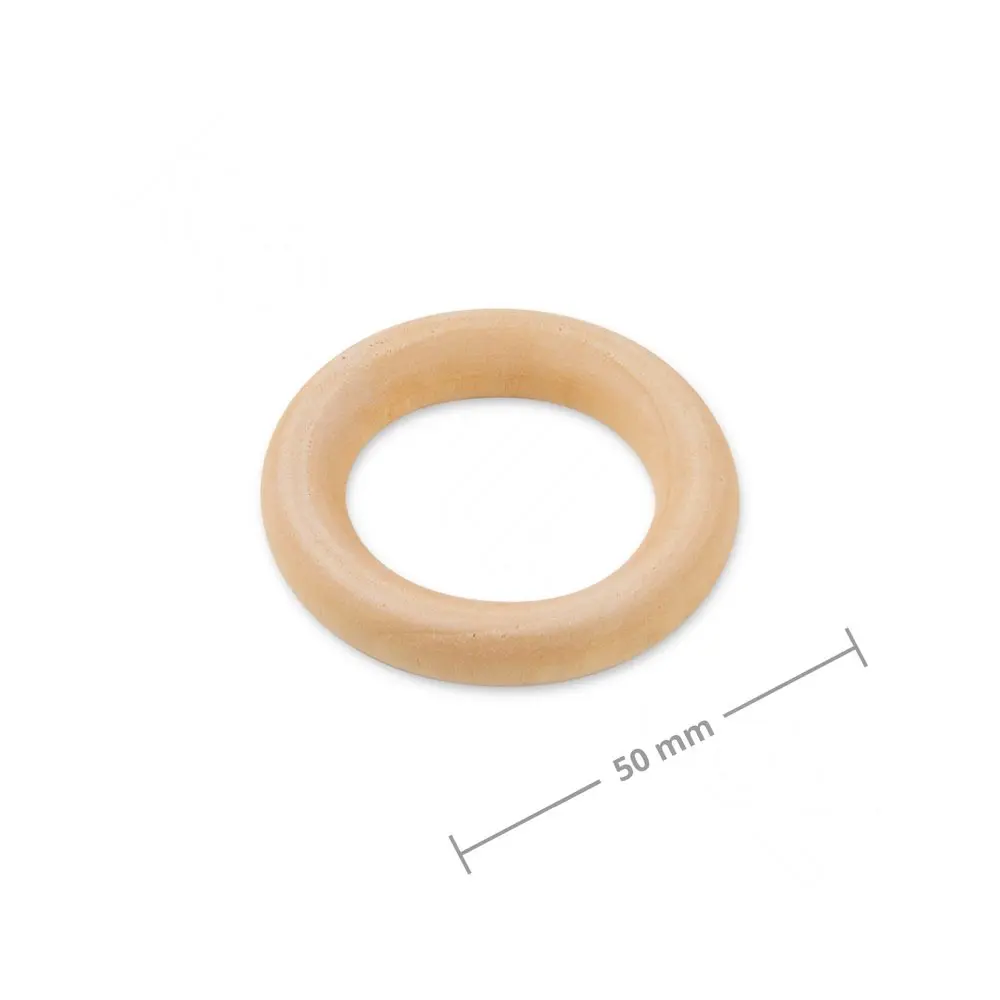 Dřevěné dekorační kroužky 50x10mm -