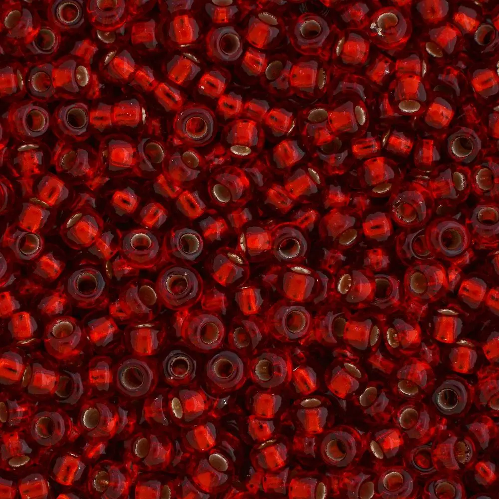 PRECIOSA ORNELA Rokajlové korálky - PRECIOSA rokajl 10/0 stříbrný průtah (97070) č. 85 - 100 g