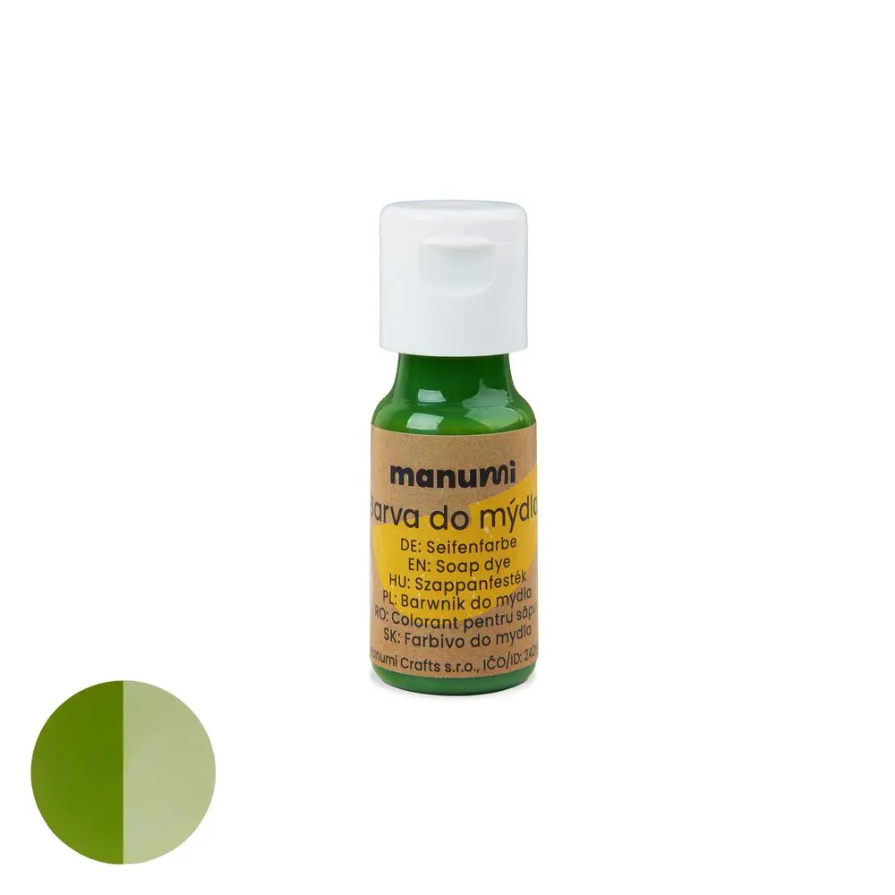 Manumi tekutá barva do mýdla 10 ml zelená - 3 ks