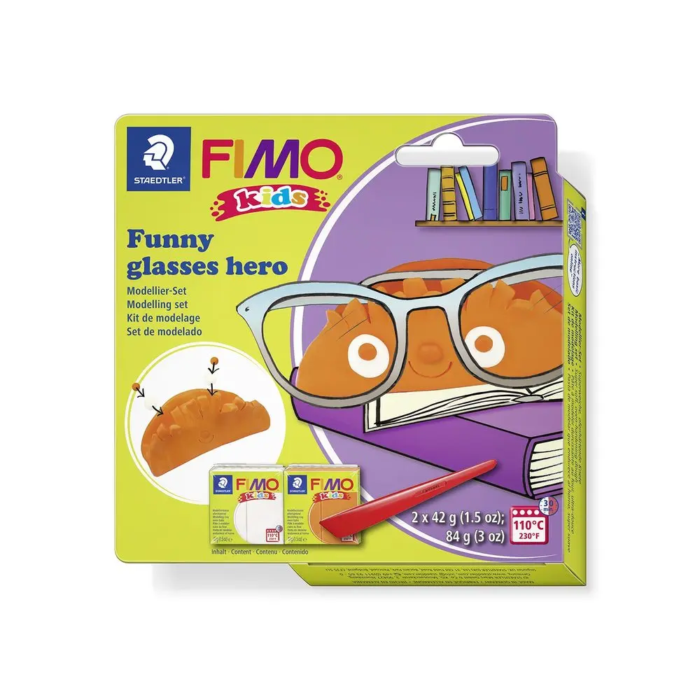 Staedtler Sada FIMO kids Funny brýlový hrdina - 1 sada