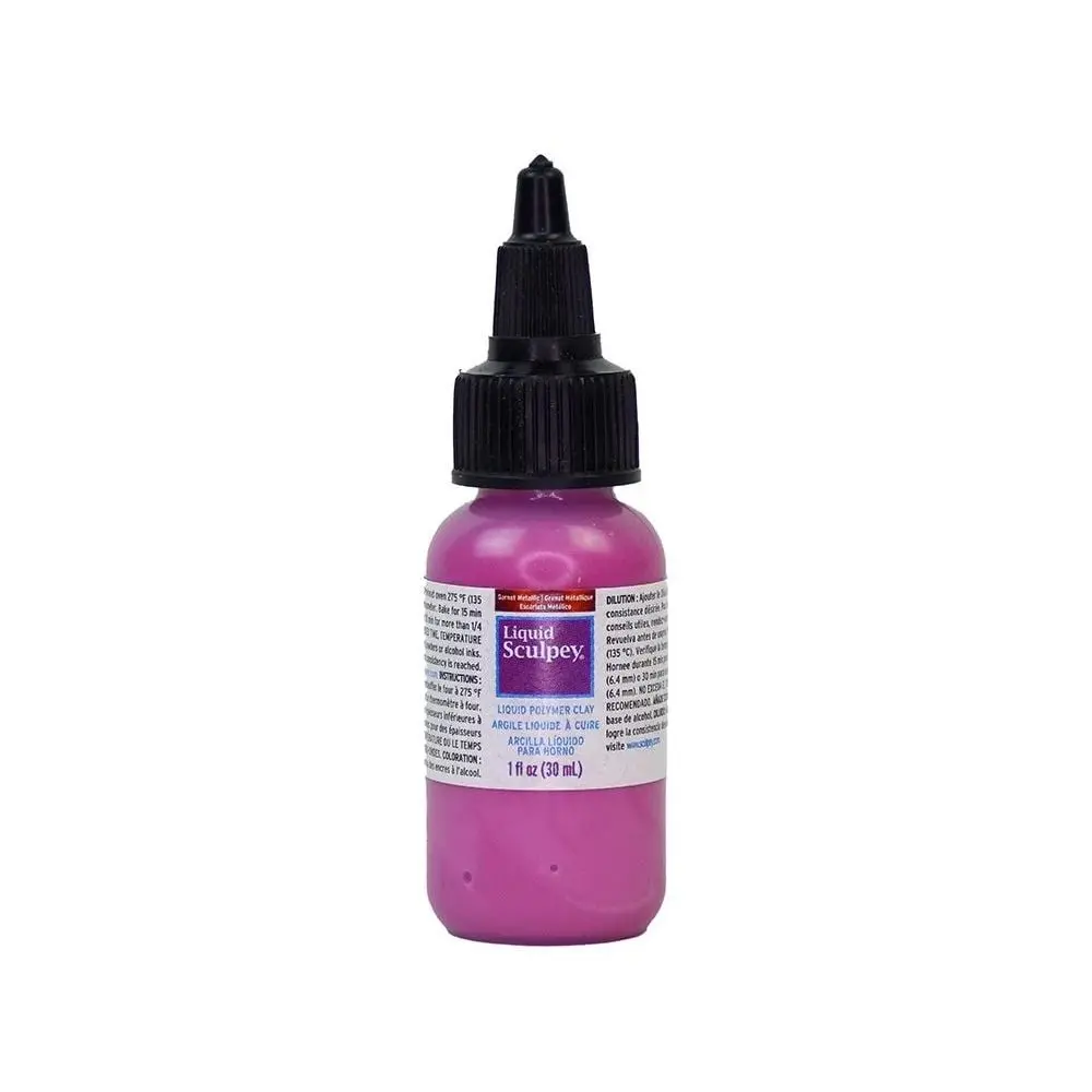 Sculpey tekutá polymerová hmota 30ml Garnet Metallic metalické granátové jablko - 1 ks