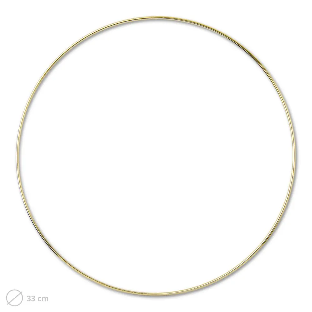 Kovový kruh na macramé 33cm -