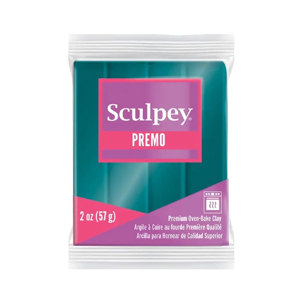 Sculpey PREMO Peacock Pearl tyrkysová perleť - 1 ks