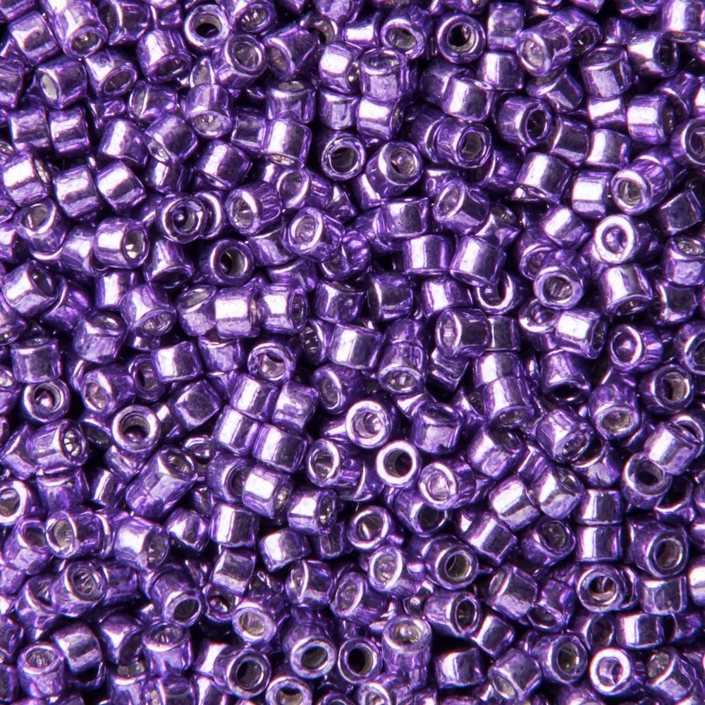 Miyuki Rokajlové korálky - Miyuki Delica 11/0 (DB-430) Galvanized Purple - 3 g