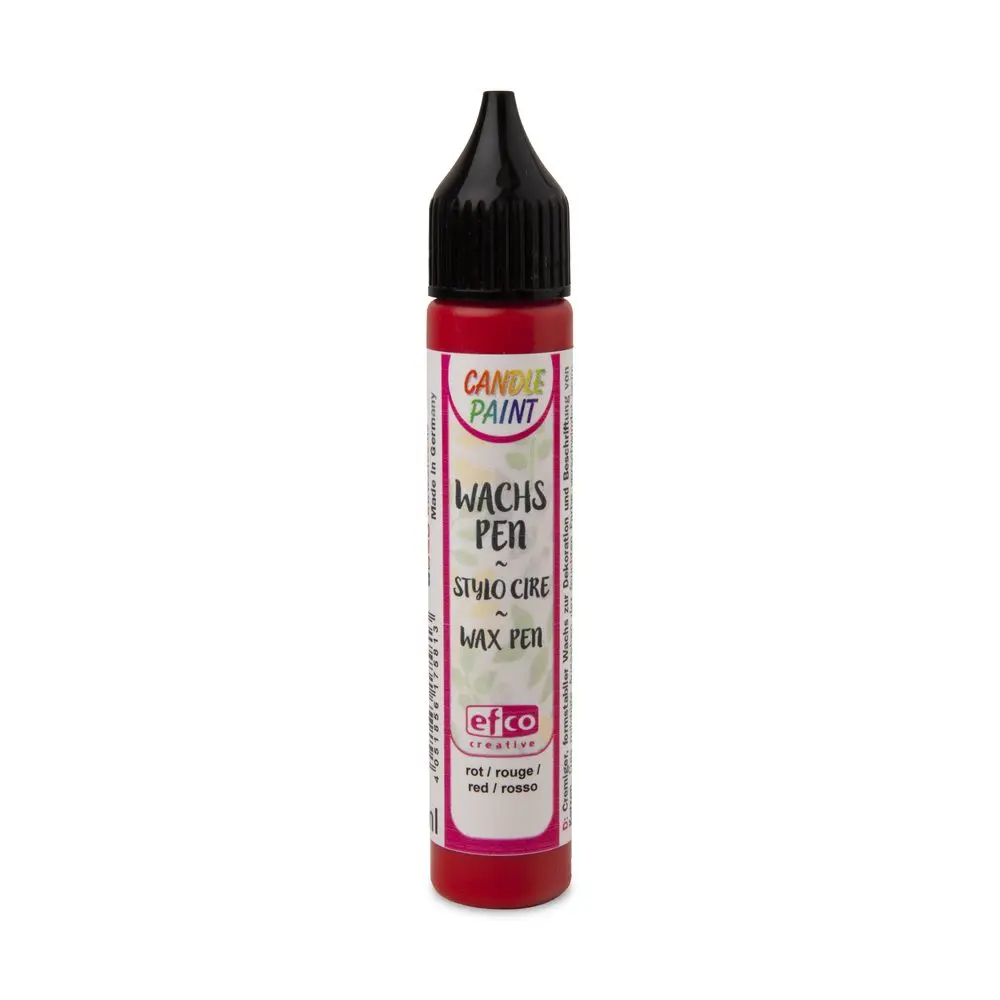 Efco Voskové pero pro malování na svíčky 28ml červená -