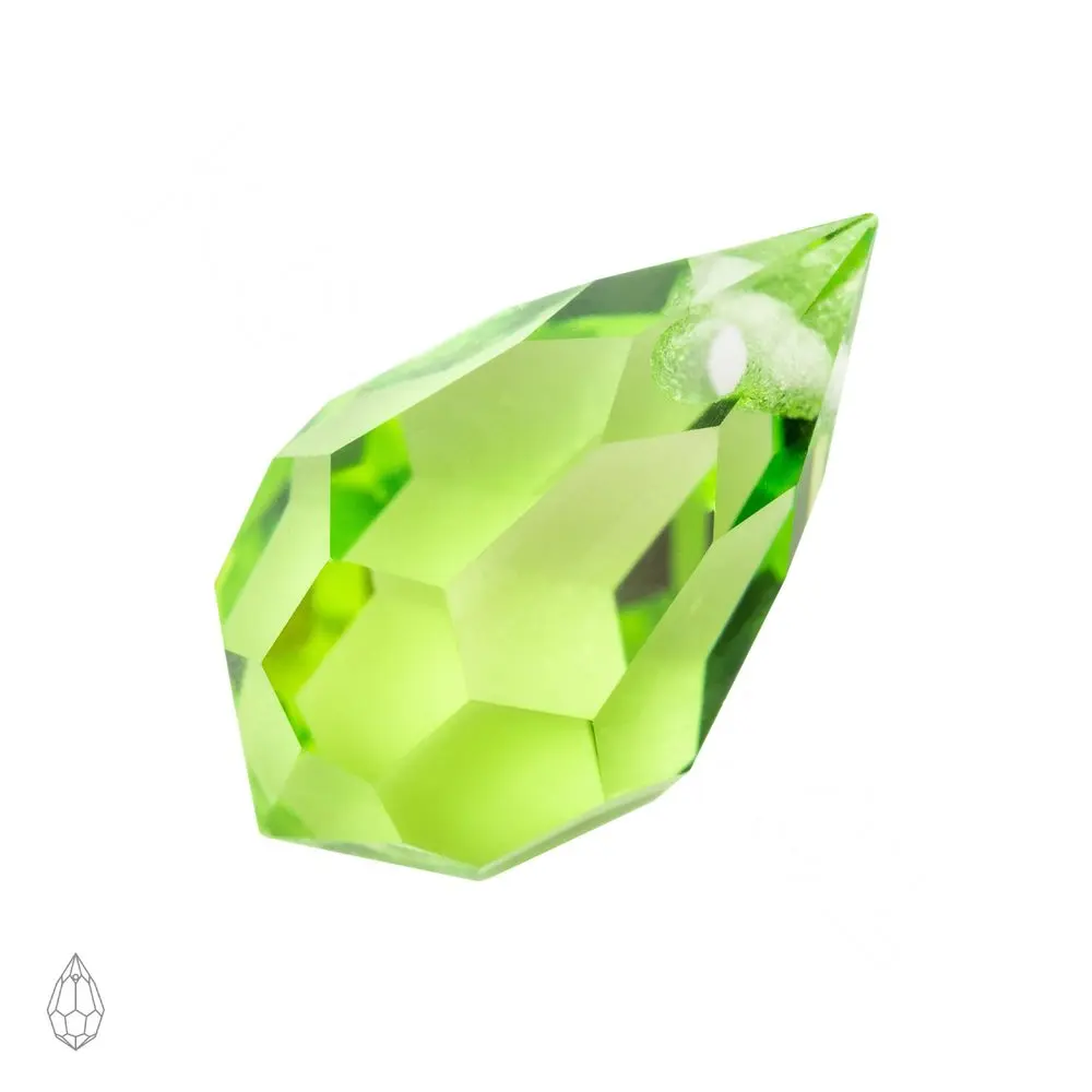 Preciosa MC přívěsek kapka 681 6x10 mm Peridot - 12 ks