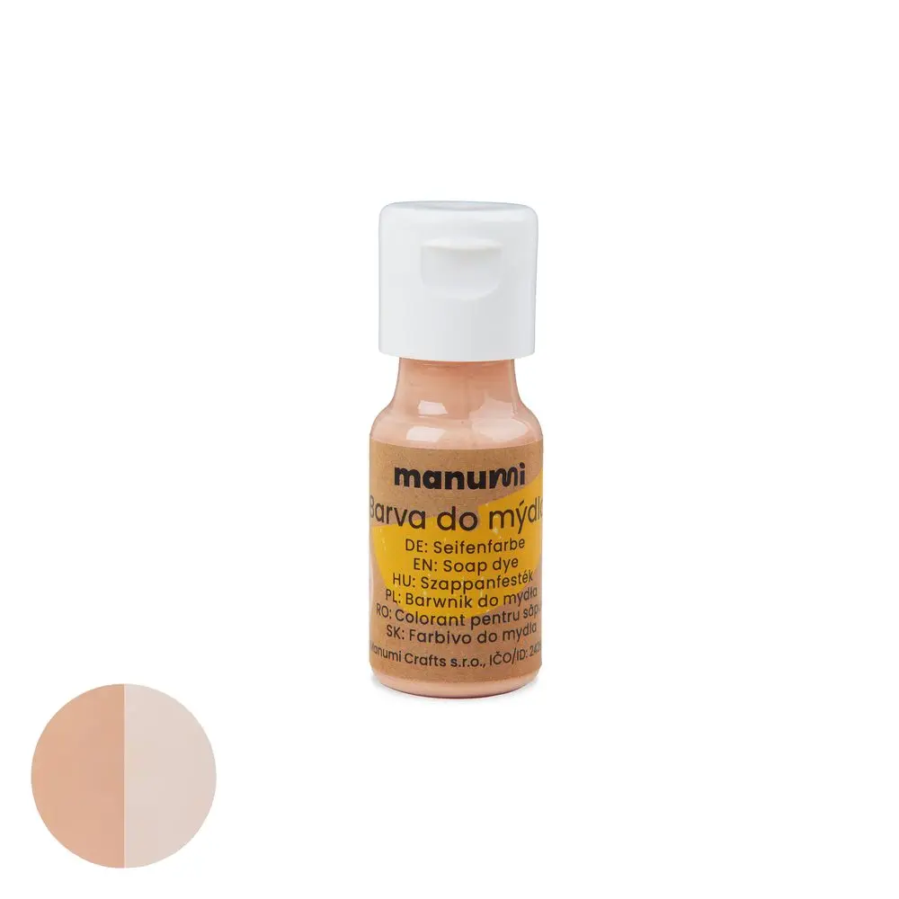Manumi tekutá barva do mýdla 10 ml tělová - 3 ks