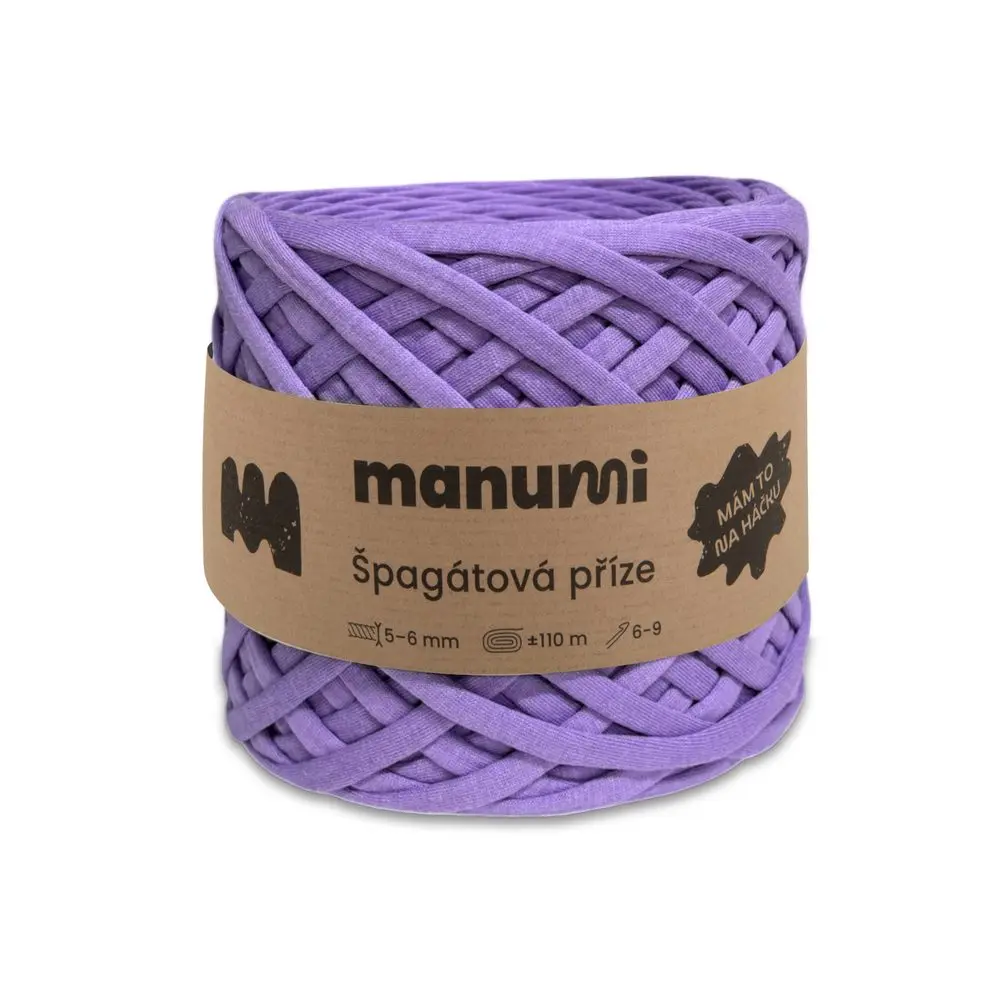 Manumi špagátová příze levandulová -