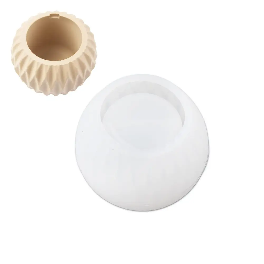 Manumi Silikonová forma na odlévání kreativní hmoty nádoba na svíčku 102x73mm -