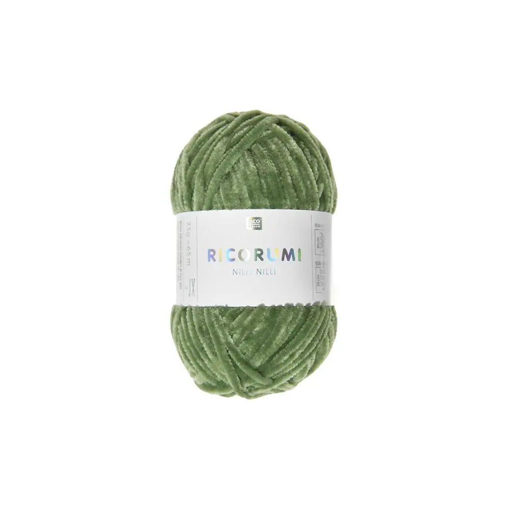Rico Design Žinylková příze Ricorumi Nilli Nilli odstín 019 zelená - 1 ks